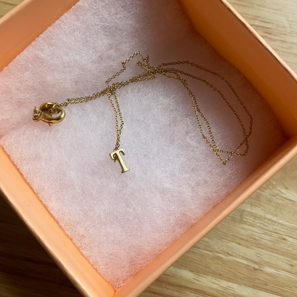 Gorjana "T" Pendant Necklace